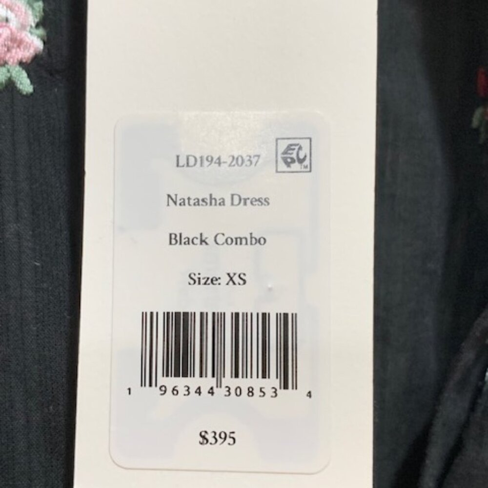Love Shack Fancy Flowery Embroidered Mini Dress XS NWT - Picture 11 of 14